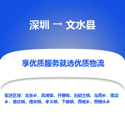 深圳到文水縣物流專線_深圳至文水縣貨運(yùn)公司