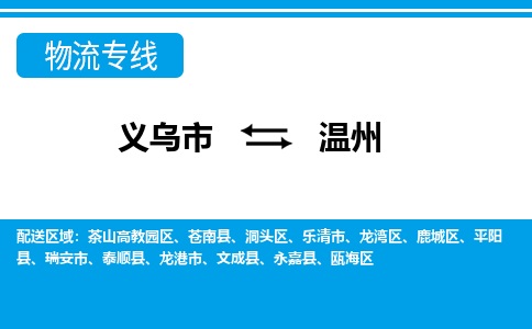 義烏市到溫州物流專線-義烏市至溫州貨運公司