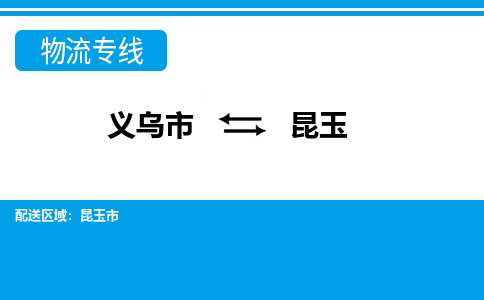 義烏市到昆玉物流專線-義烏市至昆玉貨運公司