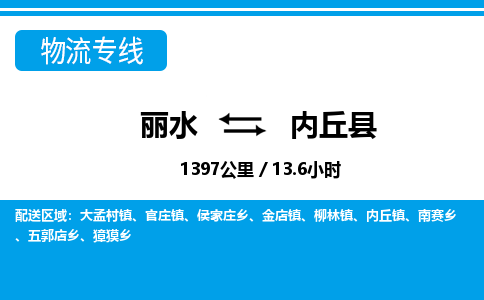 麗水到內(nèi)丘縣物流專線-麗水至內(nèi)丘縣貨運(yùn)公司